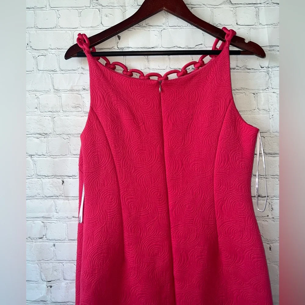 Chetta Bee Sunhee dark pink sleeveless dress size 8 - Picture 10 of 12